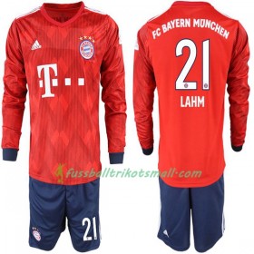 Fußballtrikots FC Bayern München Lahm 21 Kinder 2018-2019 Langarm Heimtrikotsatz kaufen
